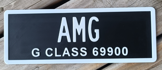 Custom Number Plate